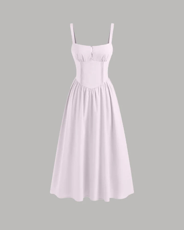 Tie Strap Midi Dress