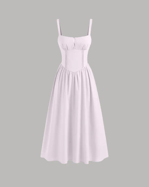 Tie Strap Midi Dress