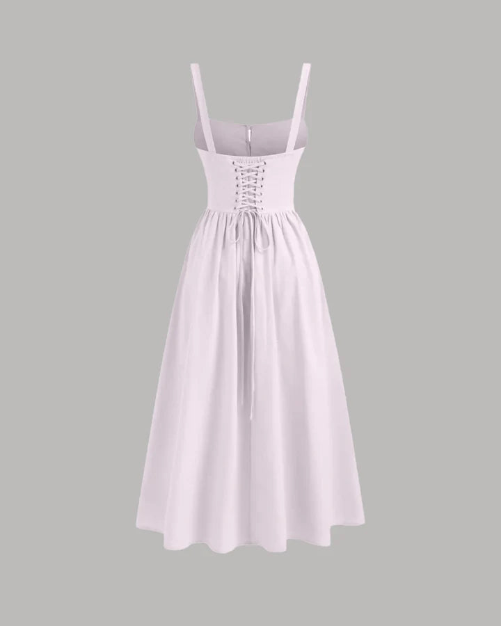 Tie Strap Midi Dress