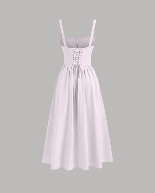 Tie Strap Midi Dress