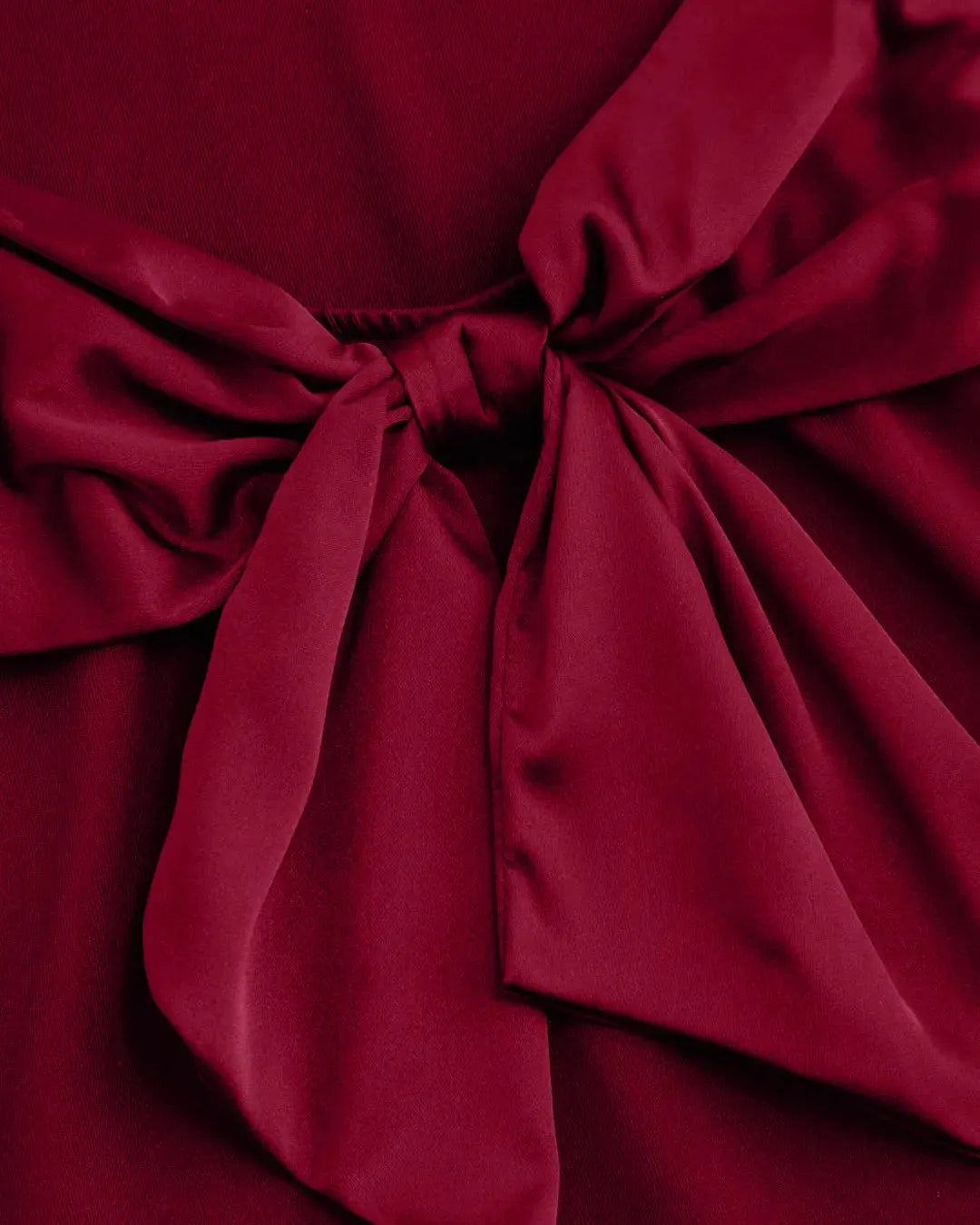Scoop Neck Backless Bodycon Dress in Burgundy